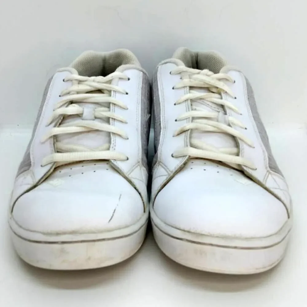 DC Skateboard Net SE Mens Pre-owned White & Gray Skateboard Sneakers - sz. 12